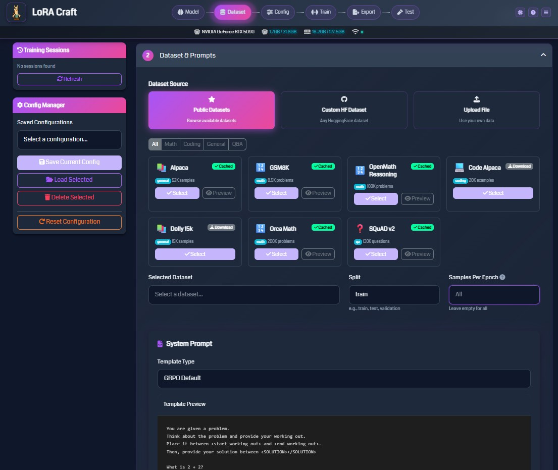 Dataset Configuration